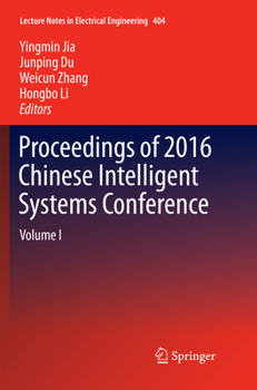 Paperback Proceedings of 2016 Chinese Intelligent Systems Conference: Volume I Book