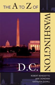 Paperback The A to Z of Washington, D.C. Book