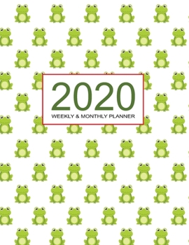 Paperback 2020 Planner Weekly & Monthly 8.5x11 Inch: Pretty Owl One Year Weekly and Monthly Planner + Calendar Views Book