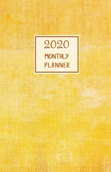 Paperback 2020 Monthly Planner: Portable. Month on 2 pages followed by six Notes pages. Monthly layout Includes To-do section. 8.5"x 5.5". Fits in pur Book