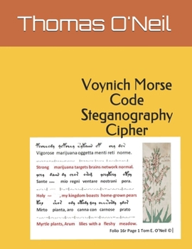 Paperback Voynich Morse Code Steganography Cipher Book