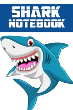 Paperback Shark notebook: wonderful Blank Lined Gift notebook For The Shark lovers it will be the Gift Idea for Shark Lover. Book