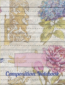 Paperback Composition Notebook: Classy victorian design Book