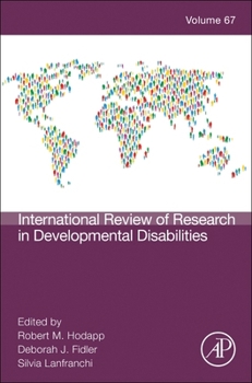 Hardcover International Review Research in Developmental Disabilities: Volume 67 Book