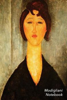 Paperback Modigliani Notebook: Portrait of a Young Woman Journal - 100-Page Beautiful Lined Art Notebook - 6 X 9 Artsy Journal Notebook (Art Masterpi Book