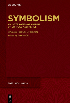 Hardcover Symbolism: An International Annual of Critical Aesthetics Book