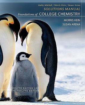 Paperback Foundations of College Chemistry Solutions Manual Book