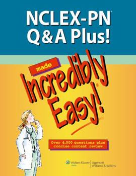 Paperback NCLEX-PN Q&A Plus! Made Incredibly Easy! Book