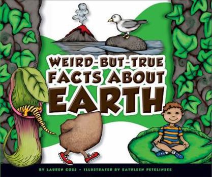 Library Binding Weird-But-True Facts about Earth Book