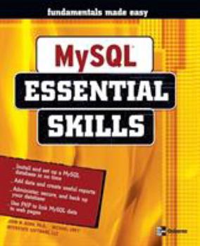 Paperback MySQL Essential Skills Book