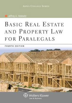 Paperback Basic Real Estate and Property Law for Paralegals, Fourth Edition Book