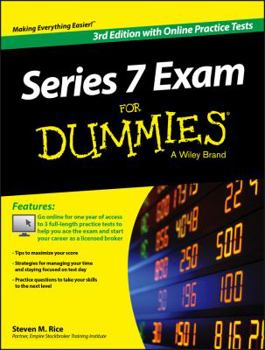 Paperback Series 7 Exam for Dummies, with Online Practice Tests Book