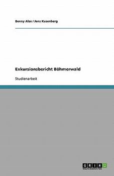 Paperback Exkursionsbericht Böhmerwald [German] Book