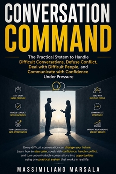 CONVERSATION COMMAND: The Practical System to Handle Difficult Conversations, Defuse Conflict, Deal with Difficult People, and Communicate with Confidence Under Pressure.
