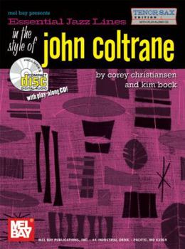 Paperback Essential Jazz Lines in the Style of John Coltrane, Tenor Sax Edition Book