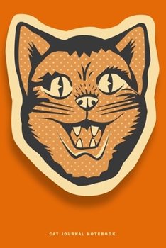 Paperback Cat Journal Notebook: 6" X 9" Daily Journal Notebook - 120 Blank Lined Pages Book