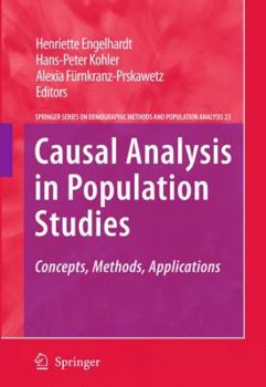 Paperback Causal Analysis in Population Studies: Concepts, Methods, Applications Book