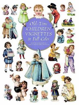 Paperback Old-Time Children Vignettes in Full Color (Dover Pictorial Archive) Book