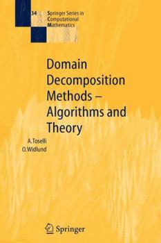 Paperback Domain Decomposition Methods - Algorithms and Theory Book