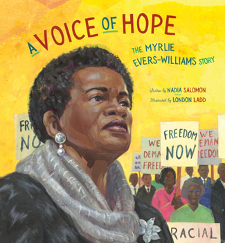 Hardcover A Voice of Hope: The Myrlie Evers-Williams Story Book