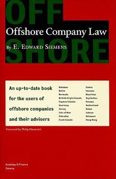 Hardcover Offshore Company Law Book
