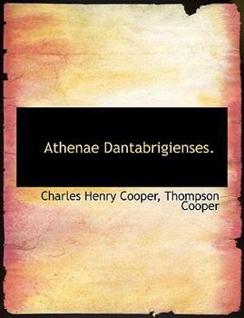 Hardcover Athenae Dantabrigienses. Book