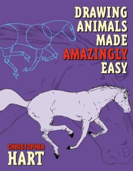 Paperback Drawing Animals Made Amazingly Easy Book