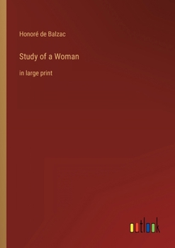 Paperback Study of a Woman: in large print Book