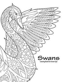 Paperback Swans Coloring Book for Grown-Ups 1 Book