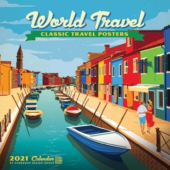 World Travel Classic Posters 2021 Wall Calendar