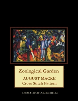 Paperback Zoological Garden: August Macke Cross Stitch Pattern Book