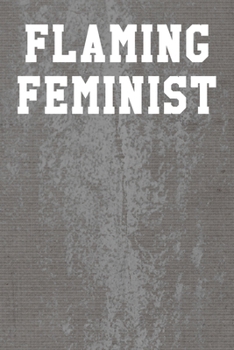 Paperback Flaming Feminist: Guitar Tab Notebook 6"x9" 120 Pages Book