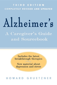 Paperback Alzheimer's: A Caregiver's Guide and Sourcebook Book