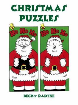 Paperback Christmas Puzzles Book