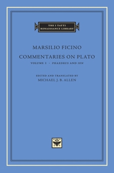 Hardcover Commentaries on Plato [Latin] Book