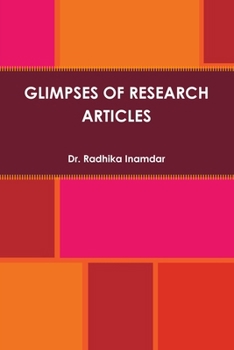 Paperback Glimpses of Research Articles Book