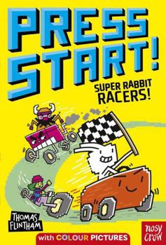Paperback Press Start! Super Rabbit Racers! Book