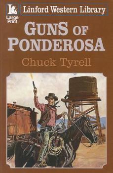 Paperback Guns of Ponderosa [Large Print] Book