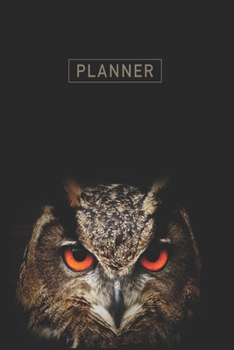 Paperback Planner: Owl 1 Year Daily Planner (12 Months) - 2020 - 2021 - 365 Pages for Planning - January 20 - December 20 - Appointment C Book