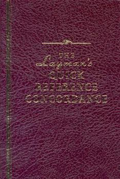 Hardcover The Layman's Quick Reference Concordance Book