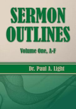 Paperback Sermon Outlines, Volume One A-F Book