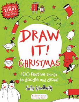 Paperback Draw It! Christmas: 100 Festive Things to Doodle and Draw! Book