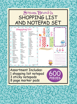 Hardcover Shopping List and Notepad Set Book