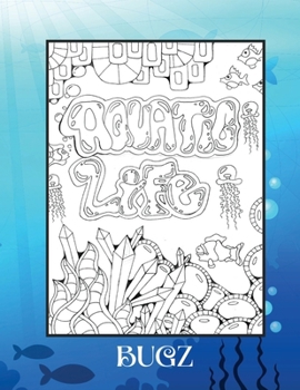 Paperback Aquatic Life: Coloring Book