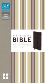 Bonded Leather Trimline Bible-NIV-Snap Flap Book
