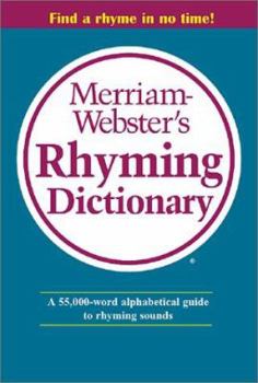 Paperback Merriam Webster's Rhyming Dictionary Book