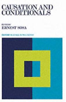 Hardcover Causation and Conditionals Book