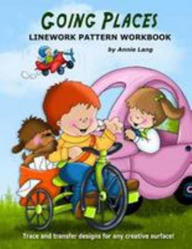 Paperback Going Places: Linework Pattern Workbook Book