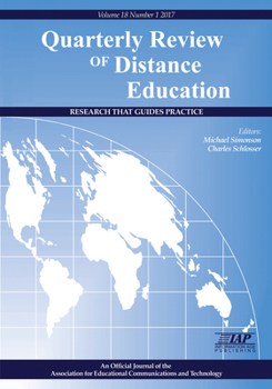 Paperback Quarterly Review of Distance Education Vol 18 Issue 1 Book