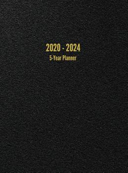 Hardcover 2020 - 2024 5-Year Planner: 60-Month Calendar (Black) Book